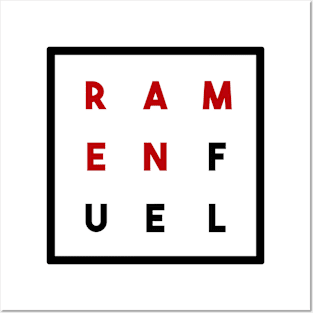 Ramen Fuel Square Posters and Art